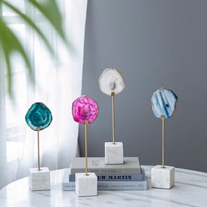 Agate Sculpture-White