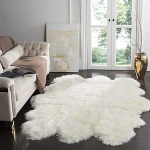 Sheepskin Carpet-4X6 White