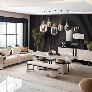 MILAN DINING SET-8 SEATER