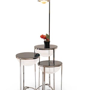 Fanus Floor Lamp-Chrome