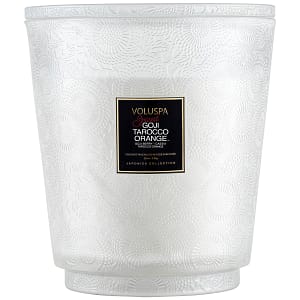 Voluspa Spiced Goji Tarocco Orange 5 Wick Hearth Candle