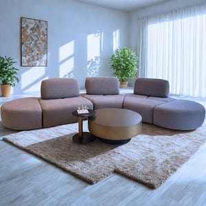 Curved Otter Sectional Sofa