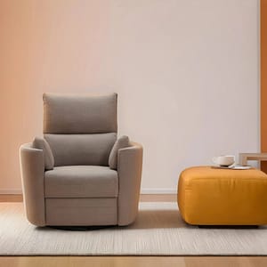 Theshowroom Furniture Primrose Armchair Beige Grey | Recliner Chair