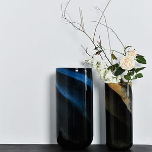 Blau Vase-Medium