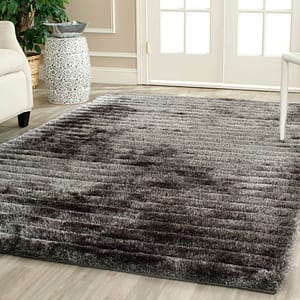 3D Shag Carpet-6X9 Silver