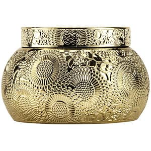 Voluspa Crane Flower Glass Bowl