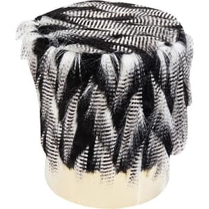 Theshowroom Furniture Stool Cherry Skunk Brass