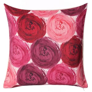 CUSHION ROSES FUCHSIA-SMALL