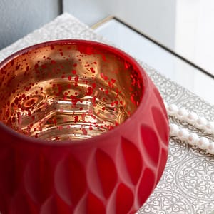 Frost Vase-Red