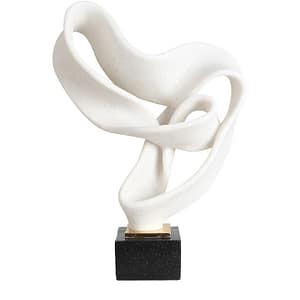 TheShowroom Furniture Ribbon Sculpture-WHITE