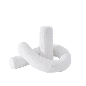 TheShowroom Furniture Tie Sculpture-WHITE