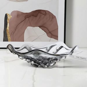 Molten Wave Tray-Gray