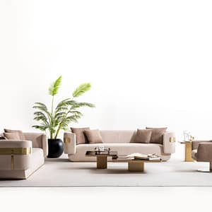 Theshowroom Furniture Beige Reina Sofa Set