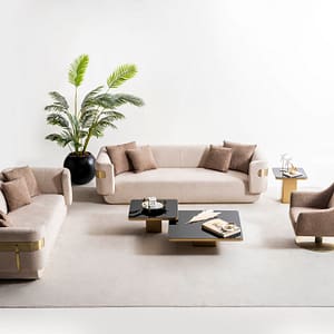 Theshowroom Furniture Grey Reina Sofa Set