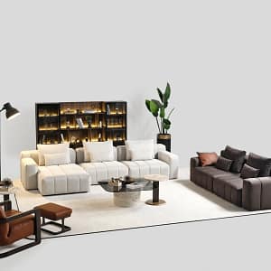 Theshowroom Furniture Aqua Sofa Set