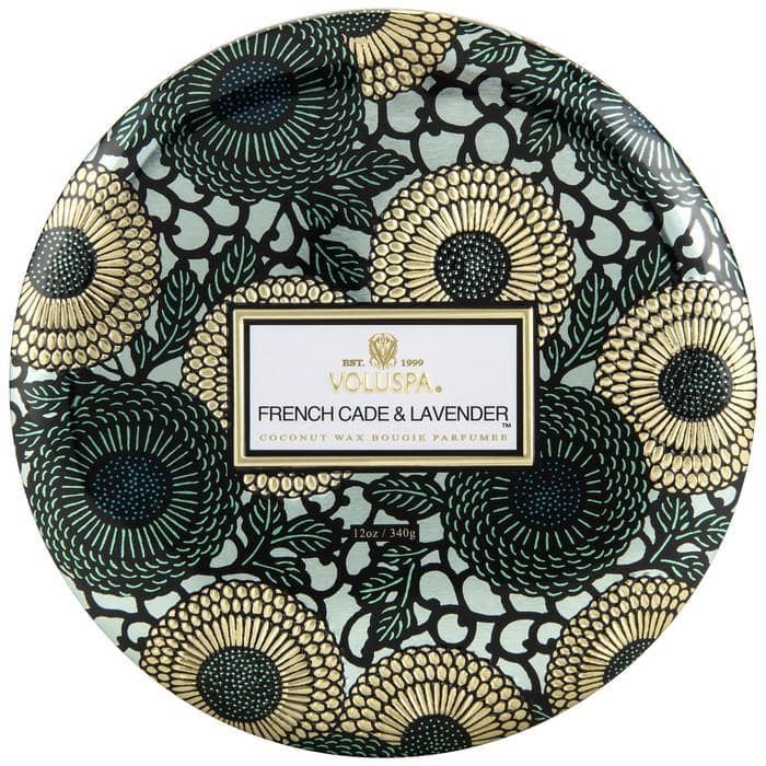 Voluspa French Cade Lavender Wick Candle