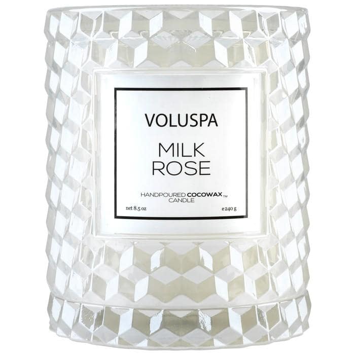 Voluspa Milk Rose Scented Candle - Image 2