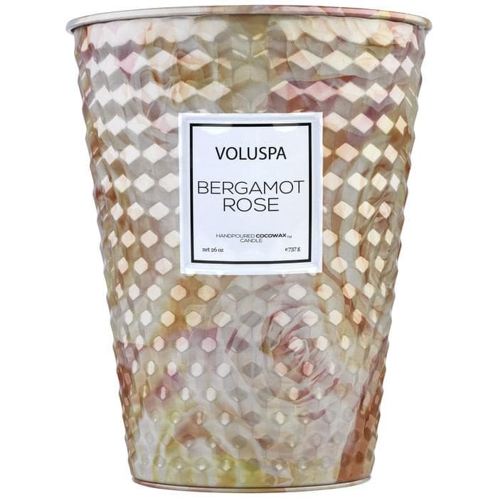 Voluspa Bergamot Rose Wick Scented Candle - Image 2